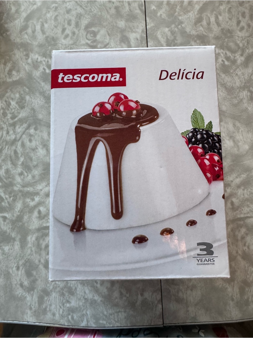 New in packaging-Tescoma Delicia Panna Cotta Mold - White